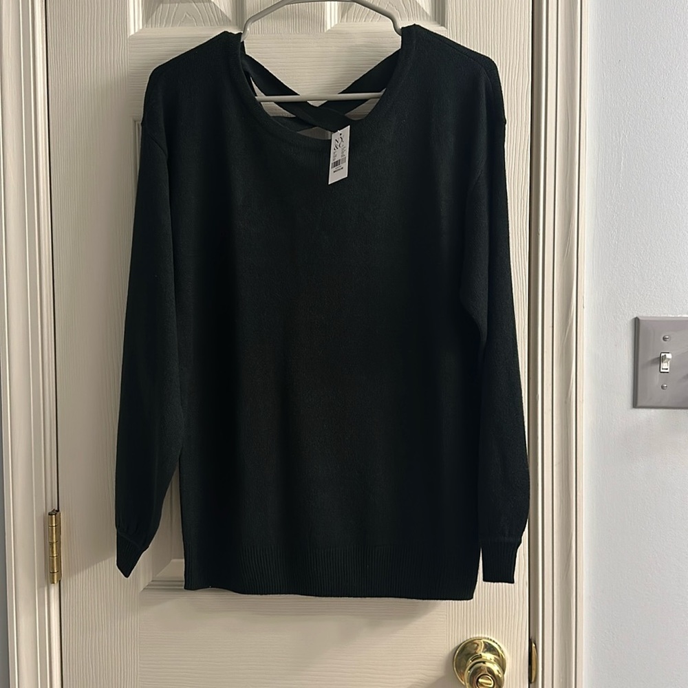 Ladies Medium New York & Company Sweater Black with tags brand new